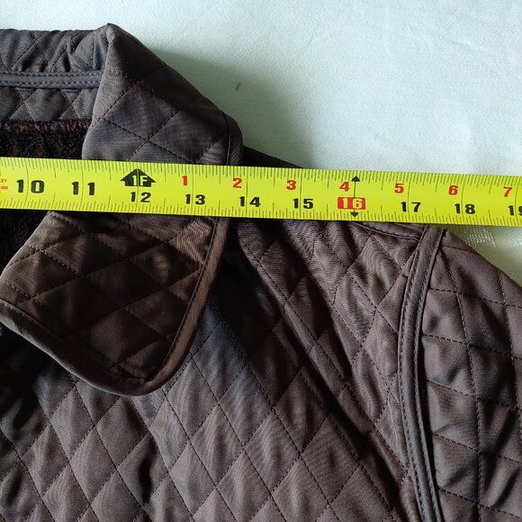 Novelti Brown Quilted Jacket, Women's XL - Picture 7 of 11